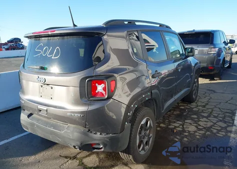 2018 Jeep Renegade Sport 4X4 from USA, damaged, VIN ZACCJBABXJPH46988